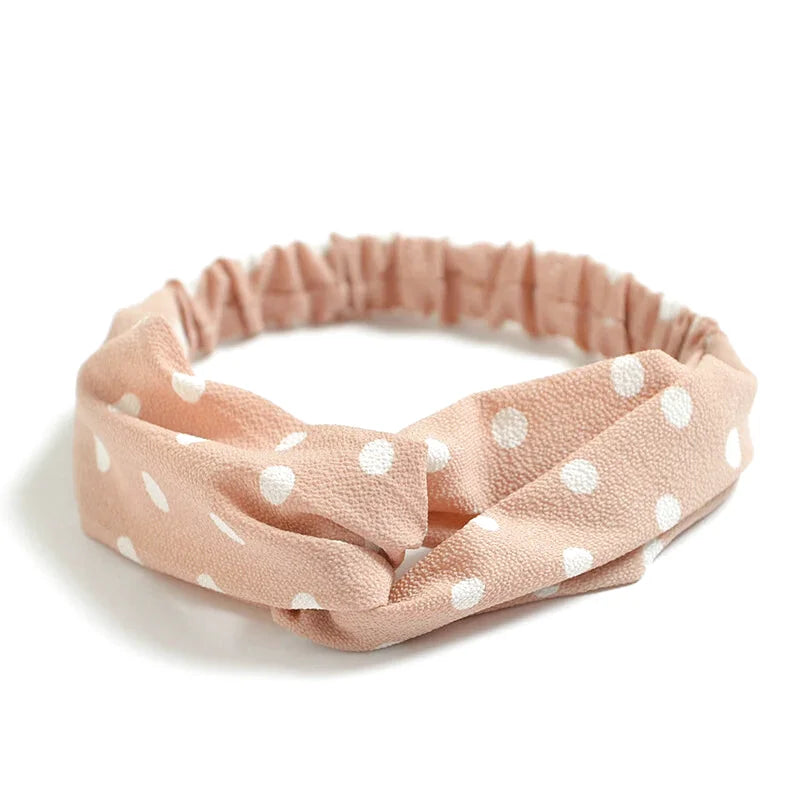 Bandeau Cheveux Retro - Motif Petits Pois