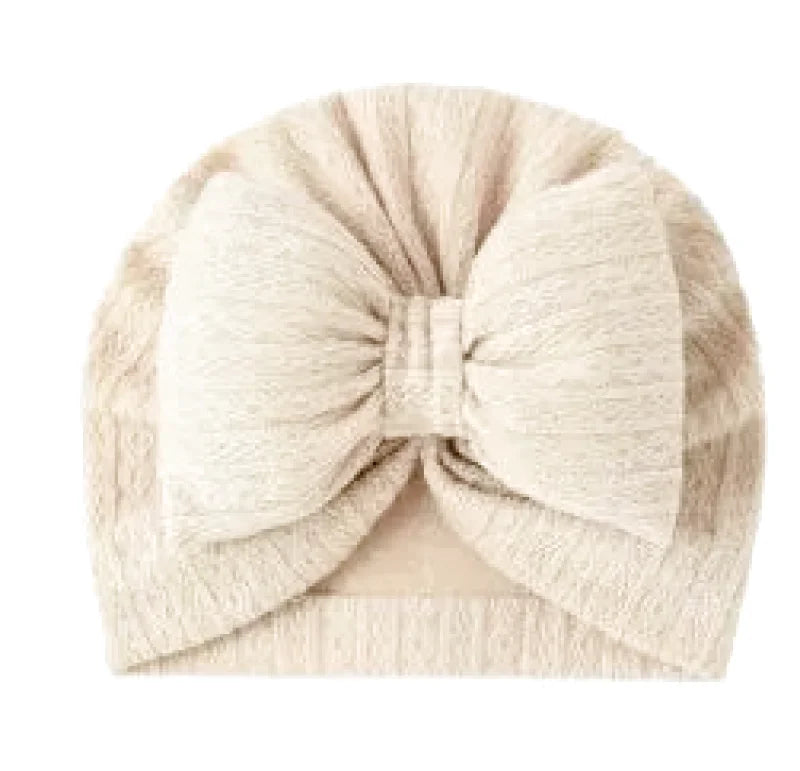 Turban Bébé Mignon - Gros Nœud - Divers Coloris