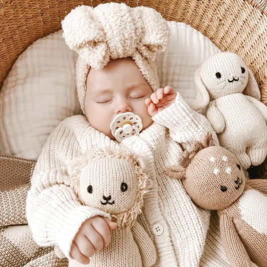 Bandeau Bébé Spécial Hiver en Pilou - Gros Nœud -  Coloris Divers