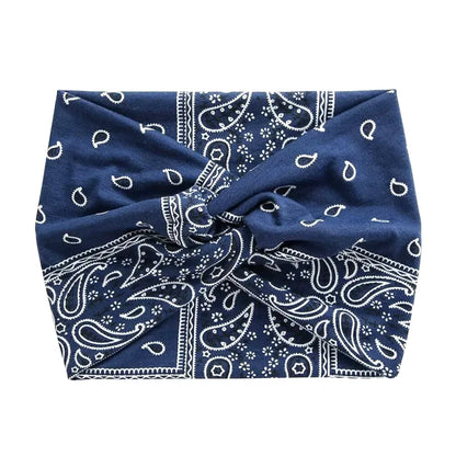 Bandeau Cheveux Extra-Large Effet Twisté - Motifs divers