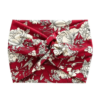 Bandeau Cheveux Extra-Large Effet Twisté - Motifs divers