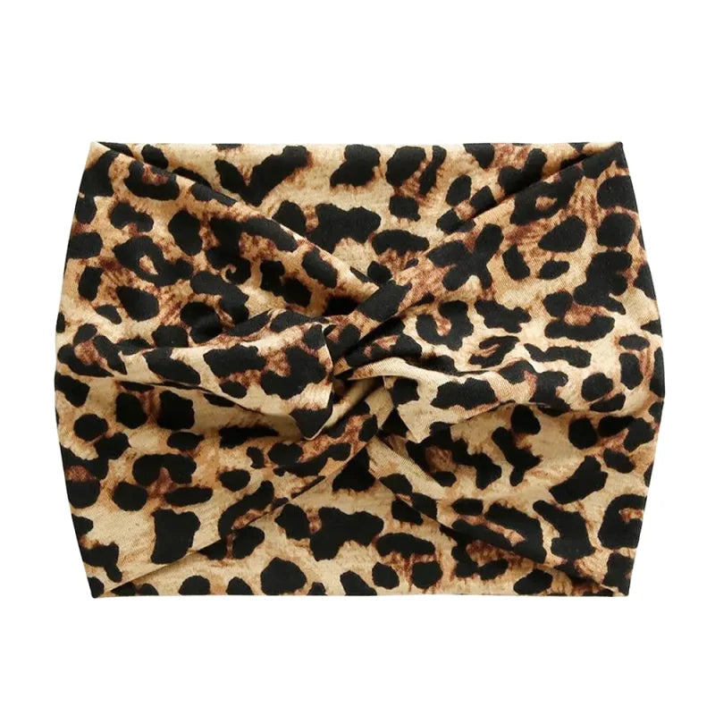 Bandeau Cheveux Extra-Large Effet Twisté - Motifs divers