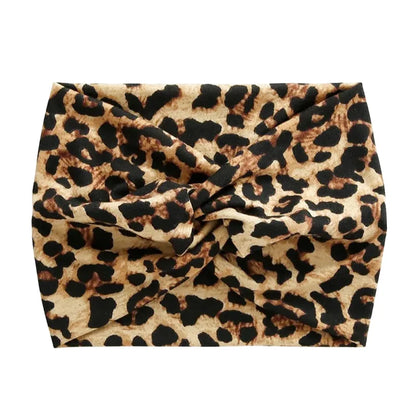 Bandeau Cheveux Extra-Large Effet Twisté - Motifs divers