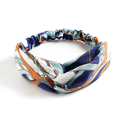 Bandeau Cheveux Retro - Motif Foulard