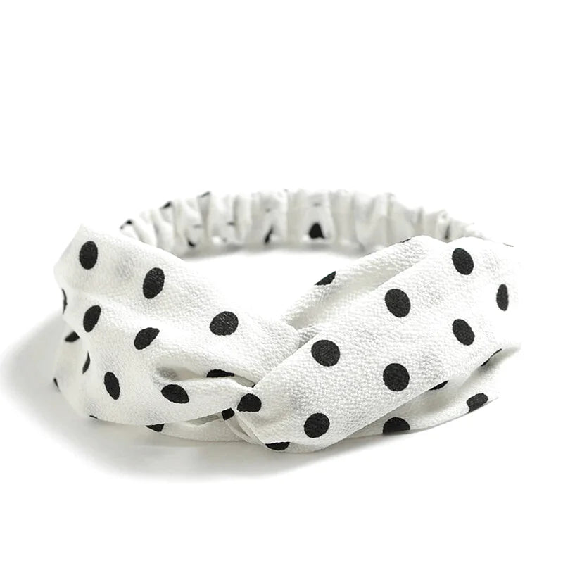 Bandeau Cheveux Retro - Motif Petits Pois