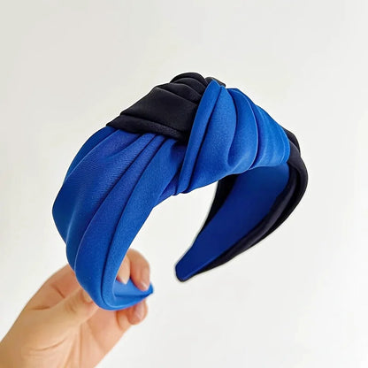 Bandeau - Serre-tête Bicolore Satin