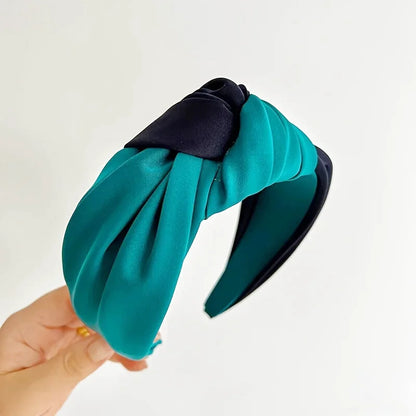 Bandeau - Serre-tête Bicolore Satin