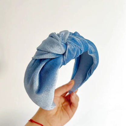 Bandeau - Serre-tête en Velours avec Nœud - Coloris Divers