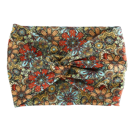 Gros Bandeau Croisé - Motif Nature