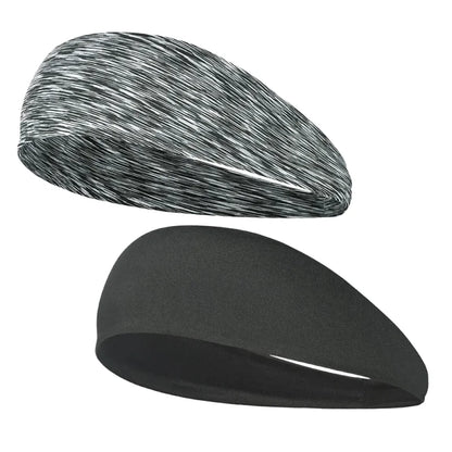 Lot de 2 Bandeaux de Sport - Epais et Respirant
