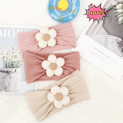 Lot de 3 Bandeaux Bébé avec Fleurs