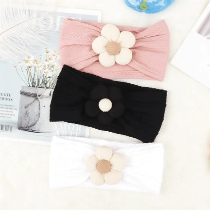 Lot de 3 Bandeaux Bébé avec Fleurs