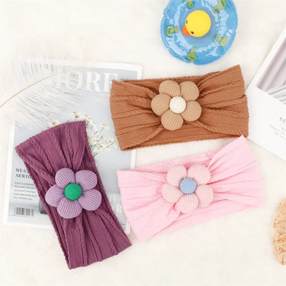 Lot de 3 Bandeaux Bébé avec Fleurs