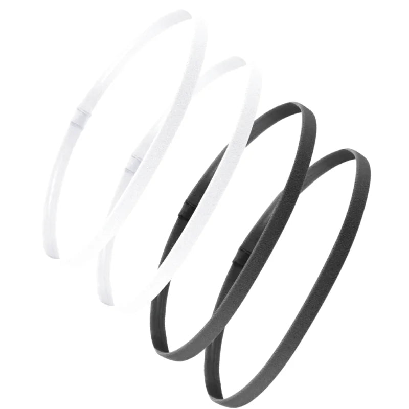 Lot de 4 Bandeaux Fins Sport Unissexe