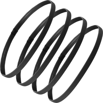 Lot de 4 Bandeaux Fins Sport Unissexe