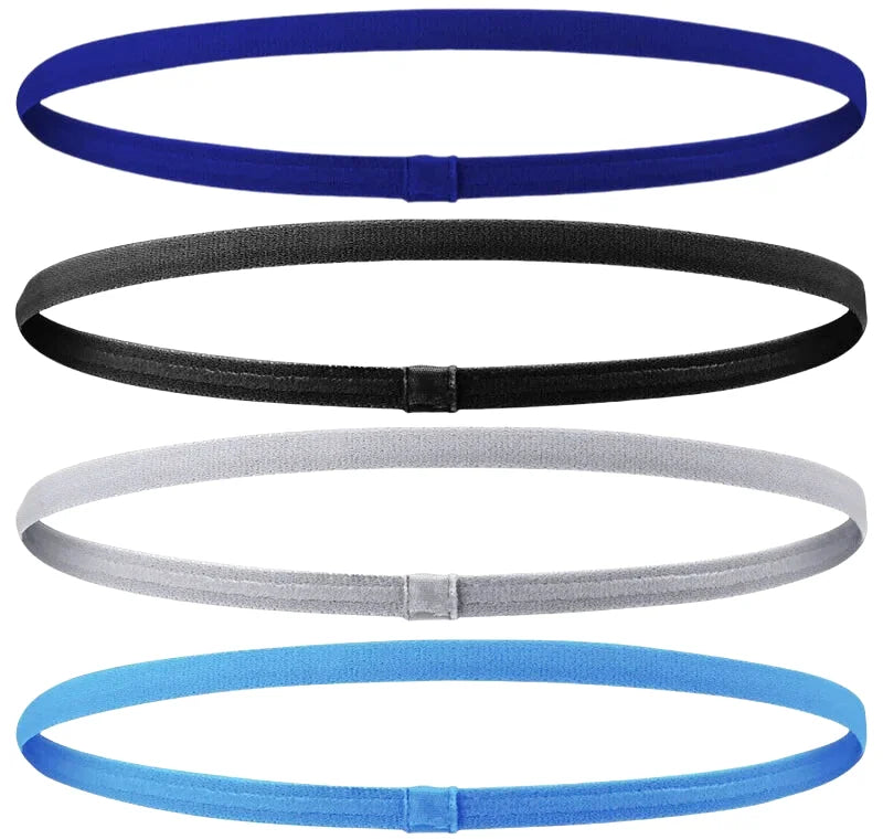 Lot de 4 Bandeaux Fins Sport Unissexe