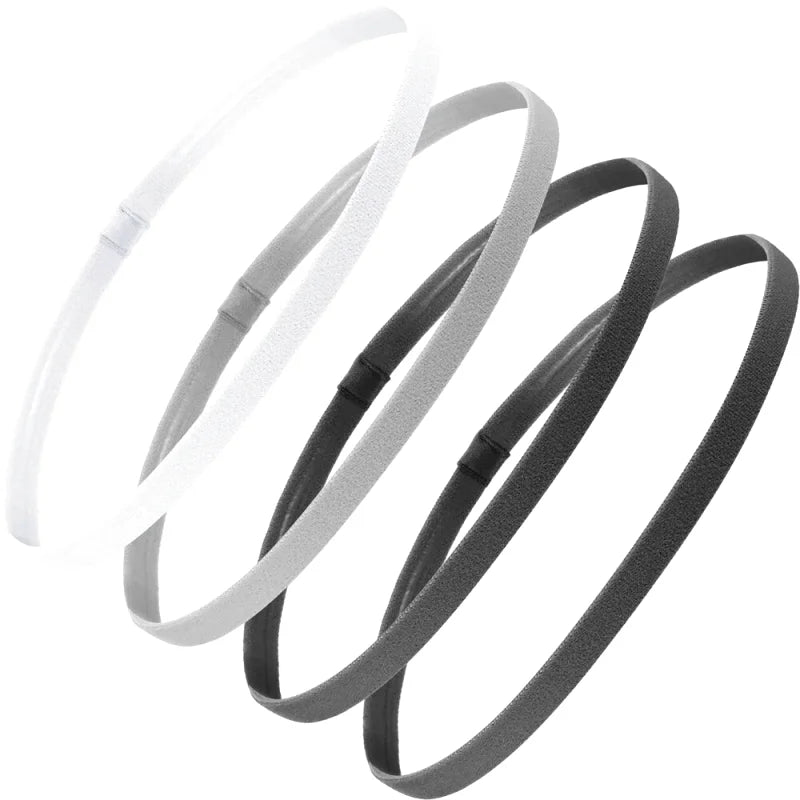 Lot de 4 Bandeaux Fins Sport Unissexe