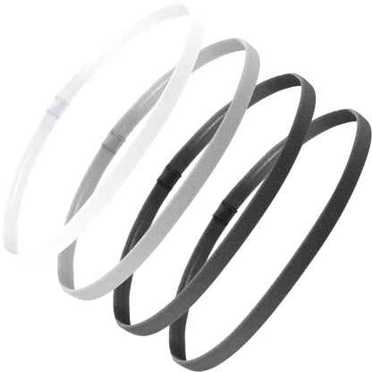 Lot de 4 Bandeaux Fins Sport Unissexe