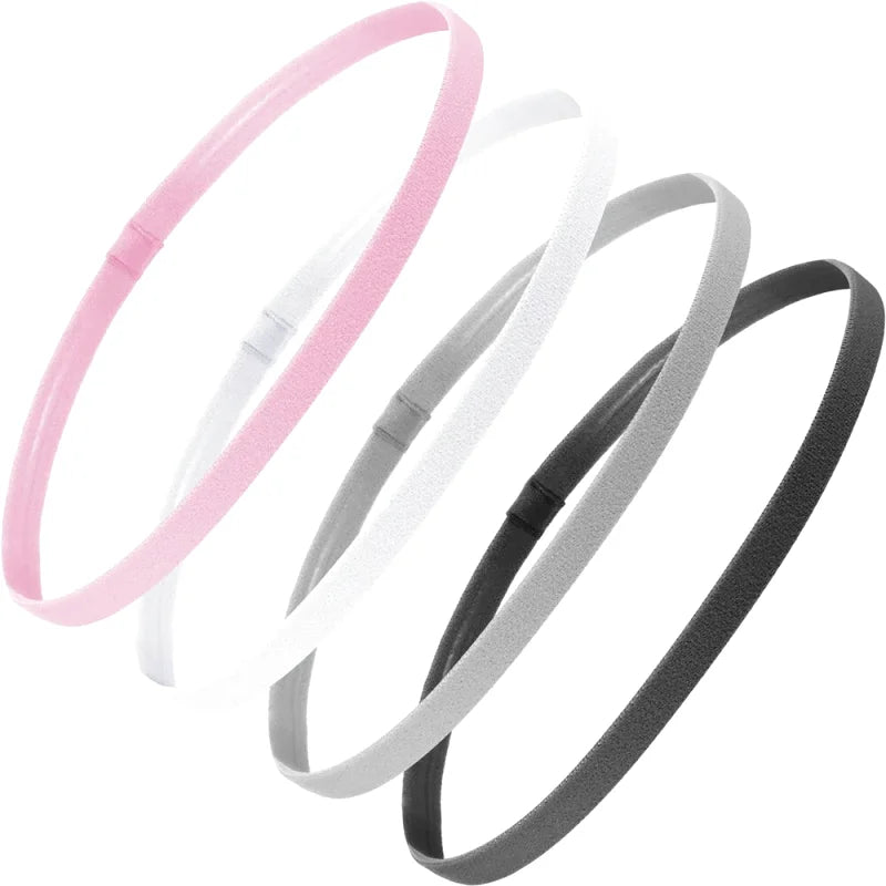 Lot de 4 Bandeaux Fins Sport Unissexe