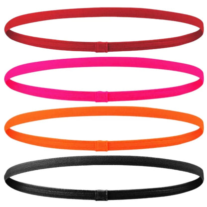 Lot de 4 Bandeaux Fins Sport Unissexe