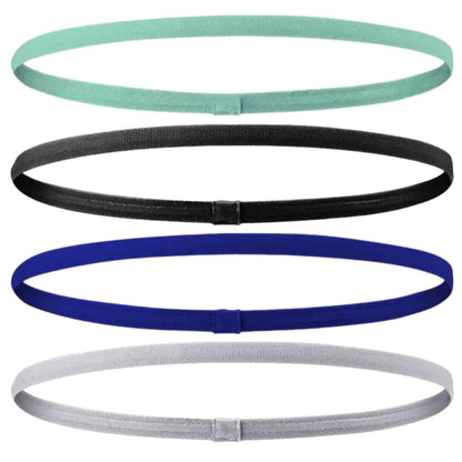 Lot de 4 Bandeaux Fins Sport Unissexe