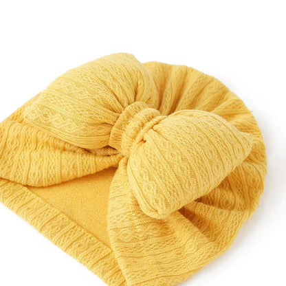 Turban Bébé Mignon - Gros Nœud - Divers Coloris