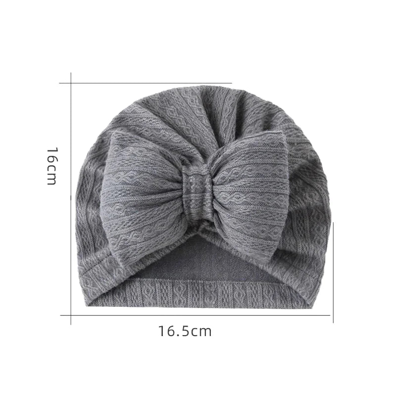 Turban Bébé Mignon - Gros Nœud - Divers Coloris