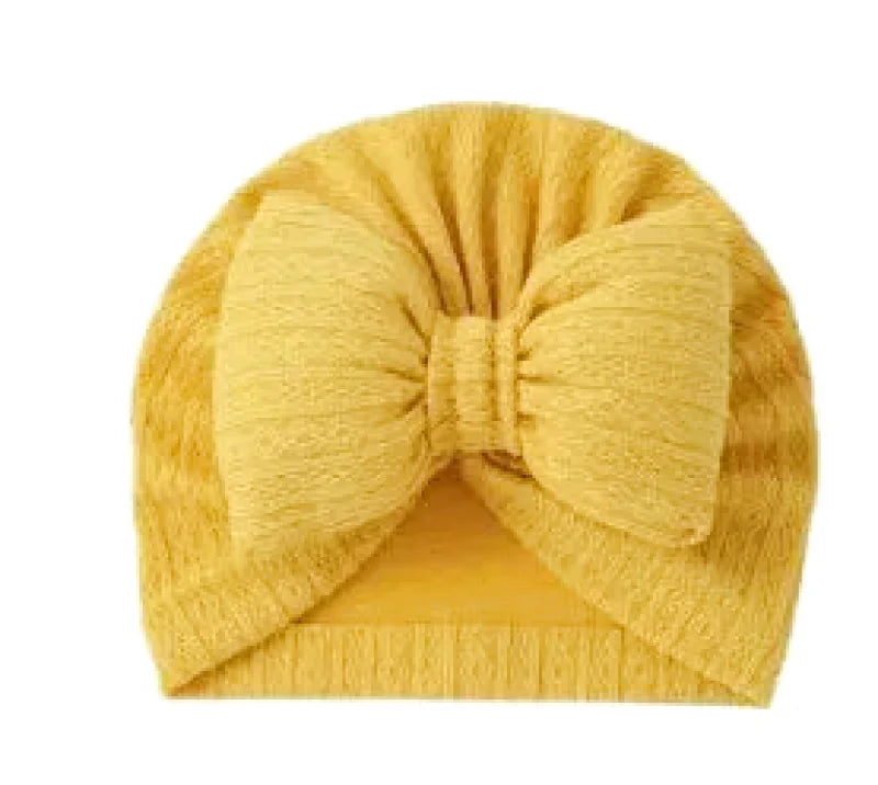 Turban Bébé Mignon - Gros Nœud - Divers Coloris