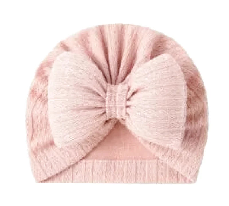 Turban Bébé Mignon - Gros Nœud - Divers Coloris