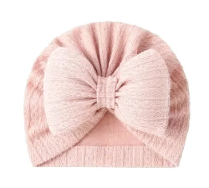 Turban Bébé Mignon - Gros Nœud - Divers Coloris